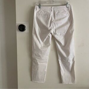 Frank and Eileen White Wicklow chino twill mid rise crop Pants size 2